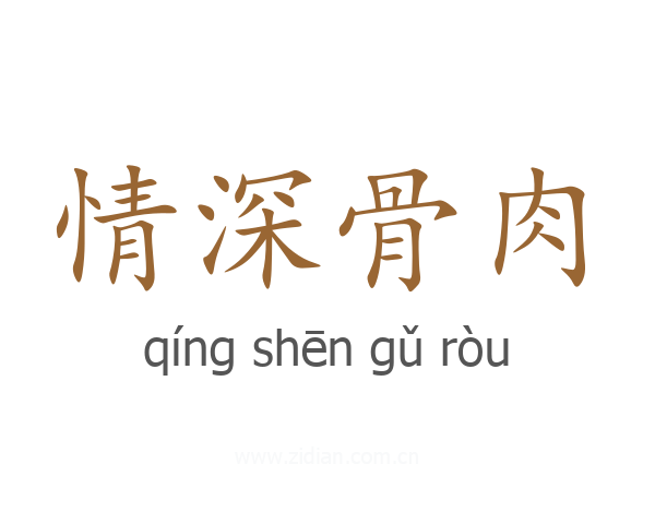 情深骨肉