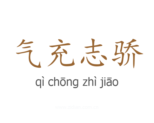 气充志骄