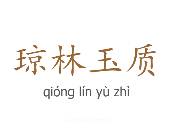 琼林玉质