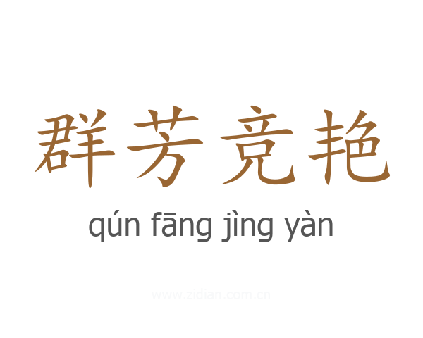 群芳竞艳