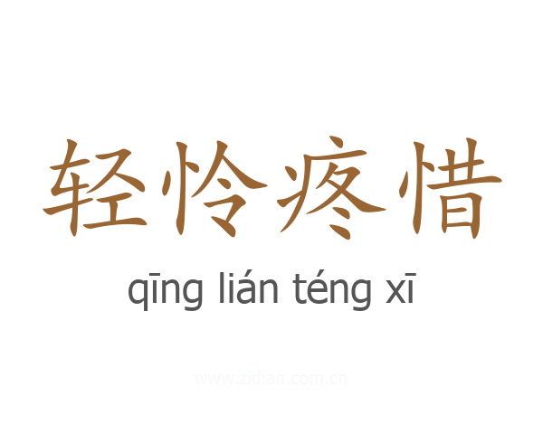 轻怜疼惜
