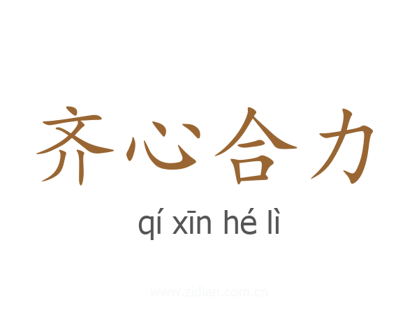 齐心合力