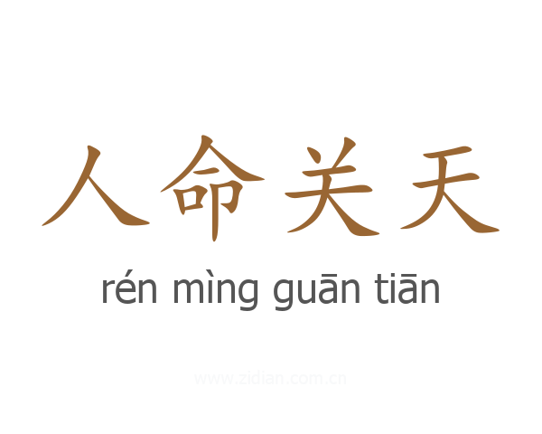 人命关天