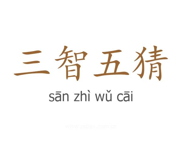 三智五猜