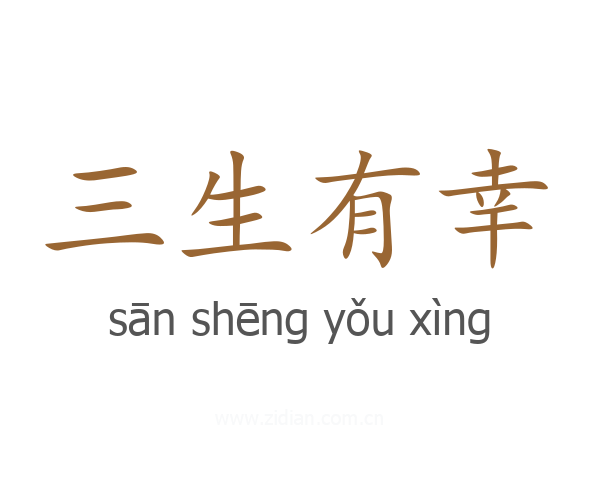 三生有幸