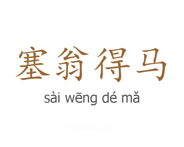 塞翁得马