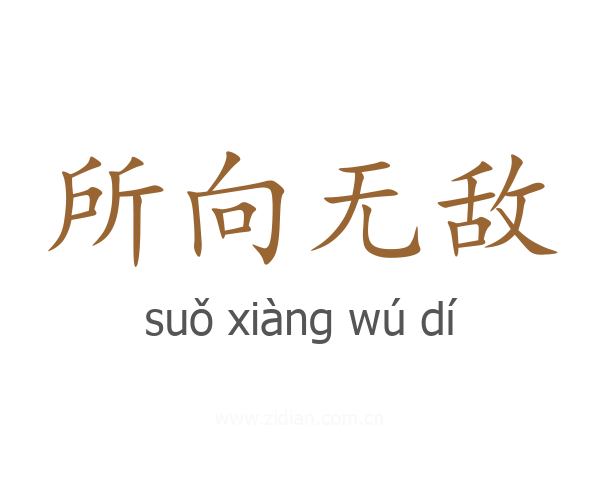 所向无敌