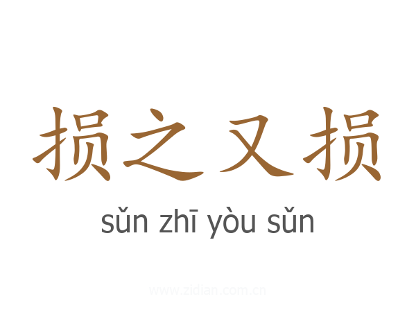 损之又损