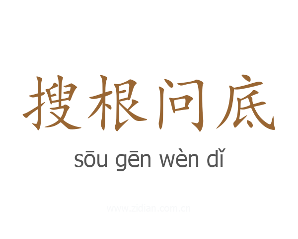 搜根问底