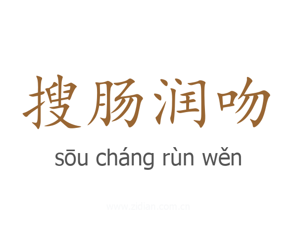 搜肠润吻