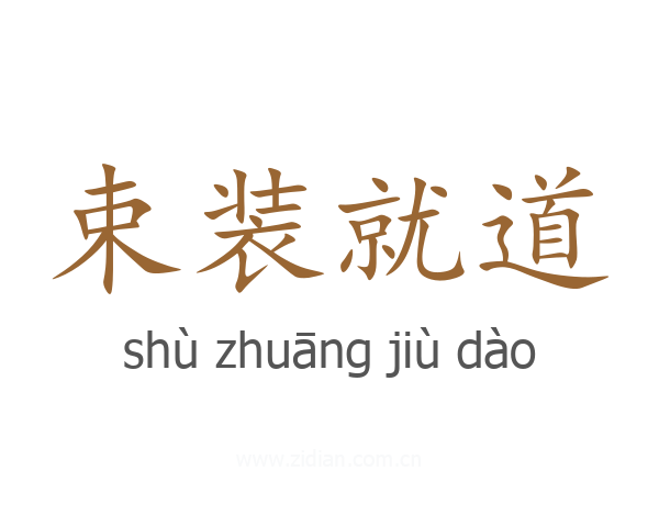 束装就道