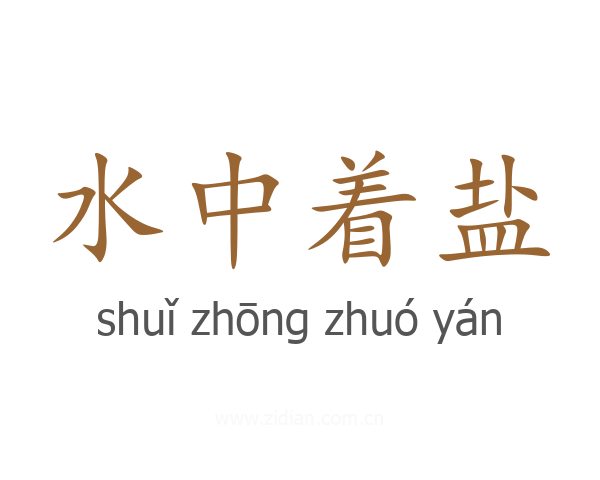 水中着盐