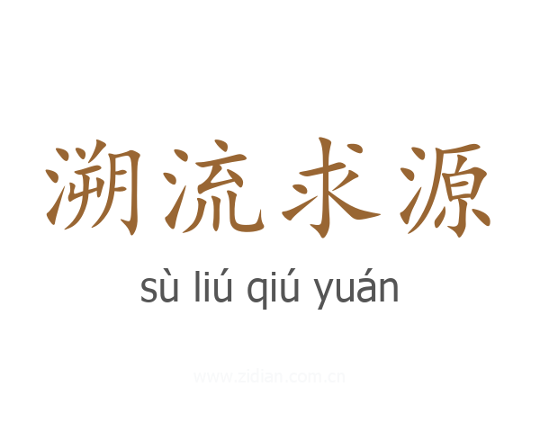 溯流求源