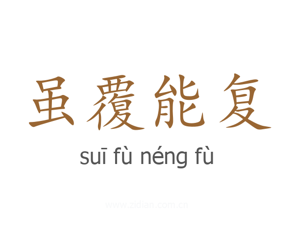虽覆能复