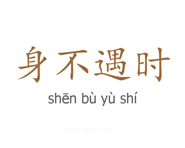 身不遇时