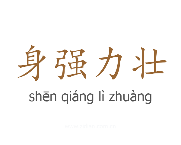 身强力壮