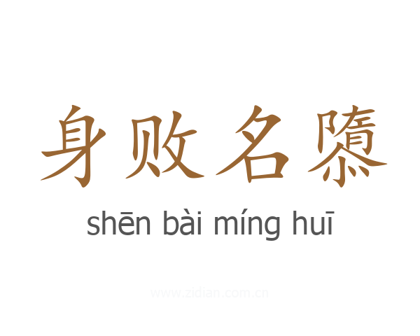 身败名隳