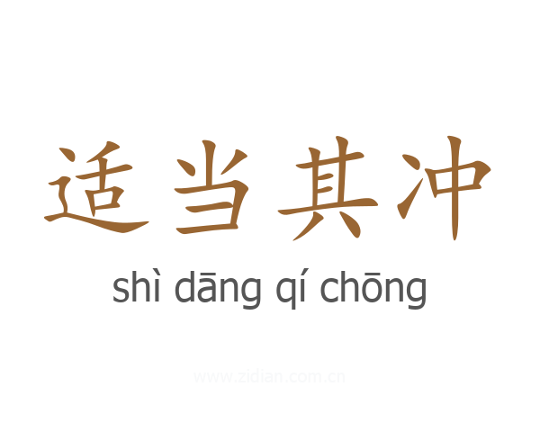 适当其冲