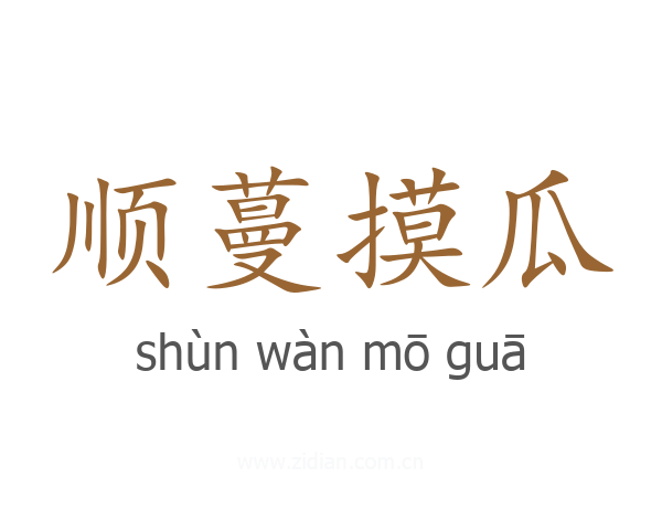 顺蔓摸瓜