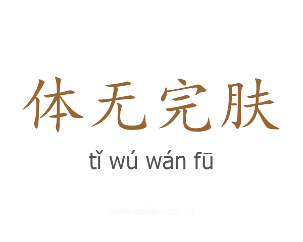 体无完肤