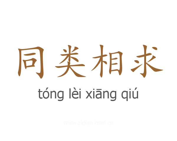 同类相求