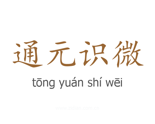 通元识微