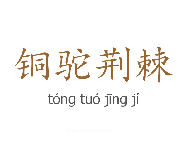 铜驼荆棘