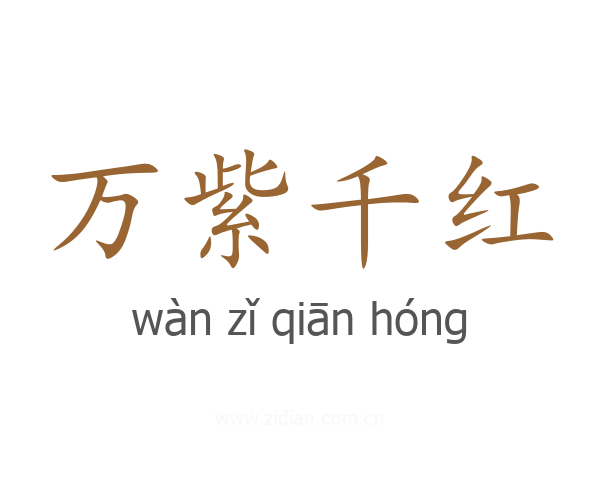 万紫千红