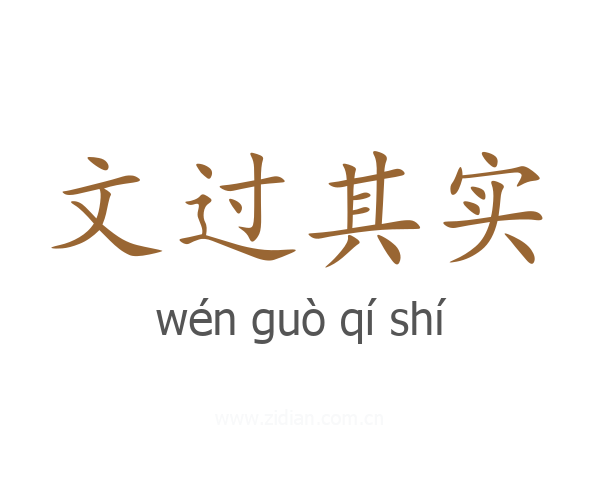 文过其实