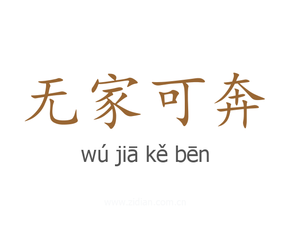 无家可奔