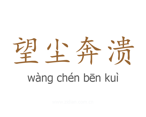 望尘奔溃