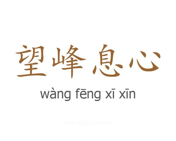 望峰息心