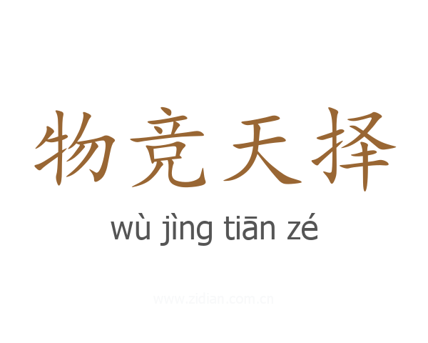 物竞天择
