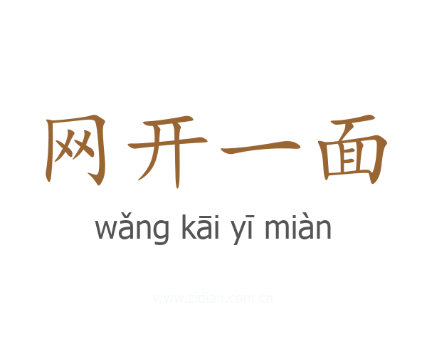 网开一面