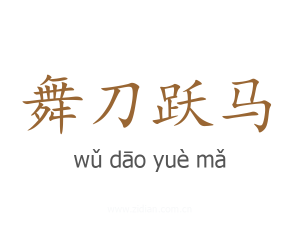 舞刀跃马