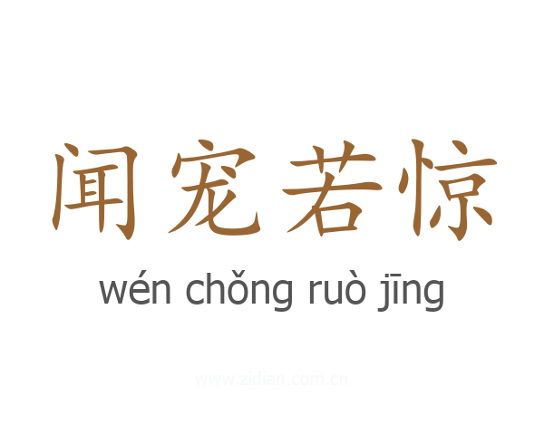 闻宠若惊