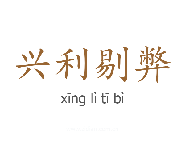 兴利剔弊