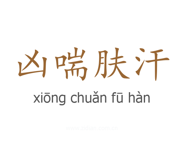 凶喘肤汗