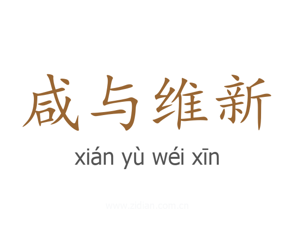 咸与维新