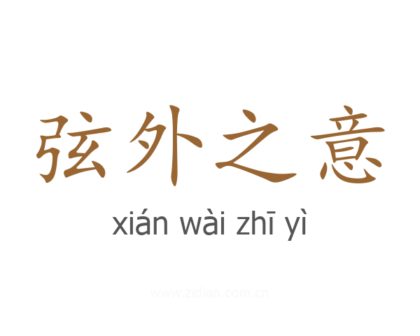 弦外之意
