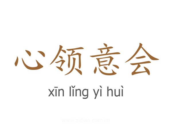 心领意会
