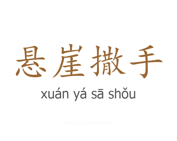 悬崖撒手