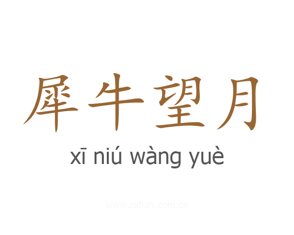 犀牛望月