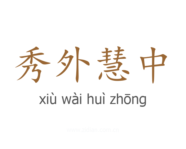 秀外慧中