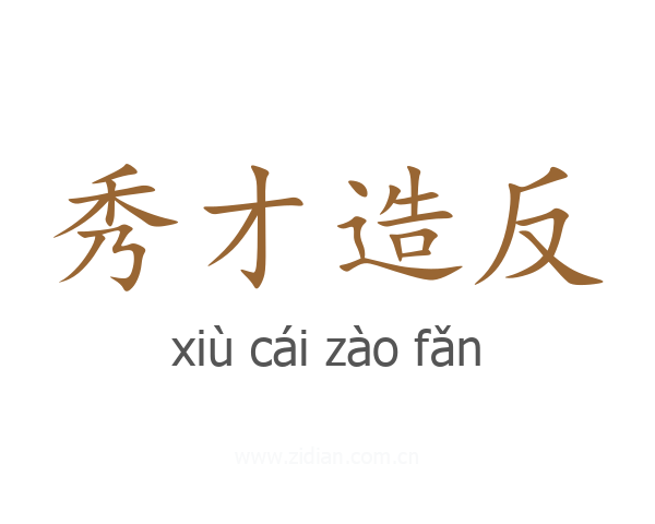 秀才造反