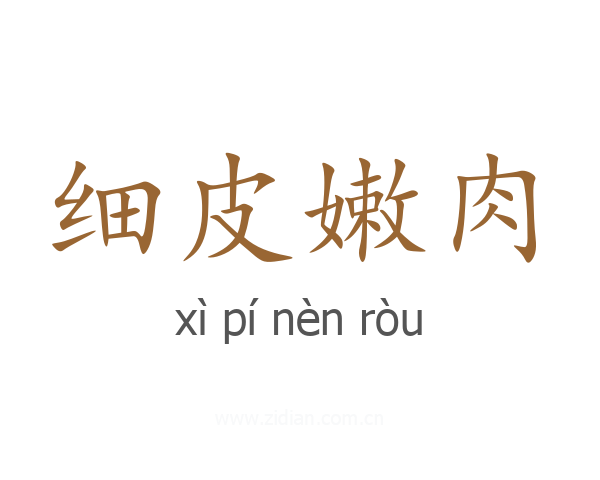 细皮嫩肉
