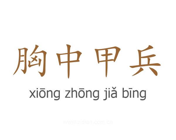 胸中甲兵