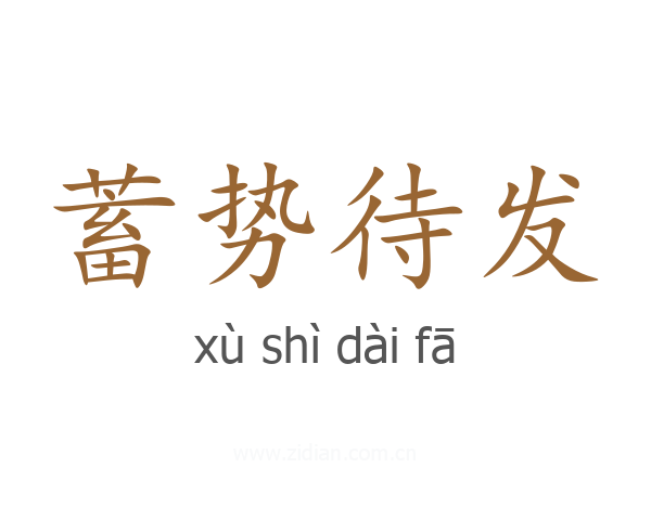 蓄势待发