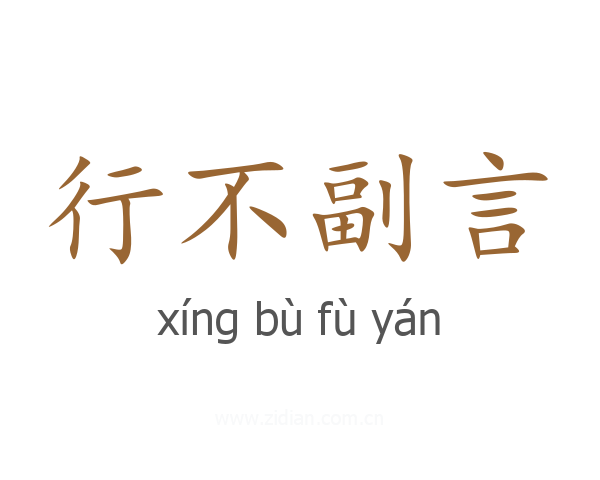 行不副言