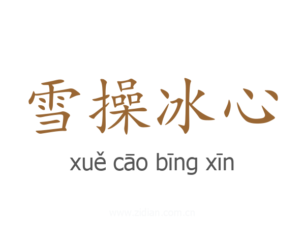 雪操冰心